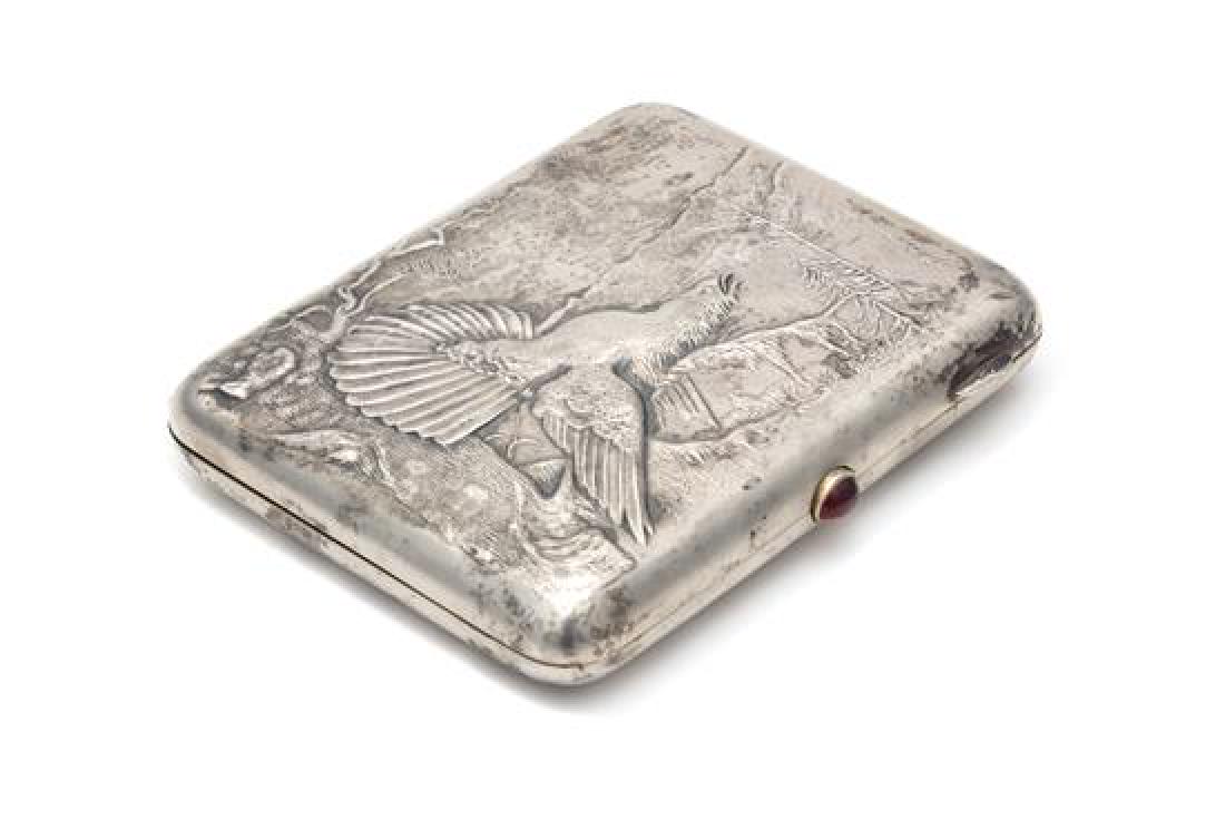 A Soviet-Era Russian Silver Cigarette Case (1 of 2)
