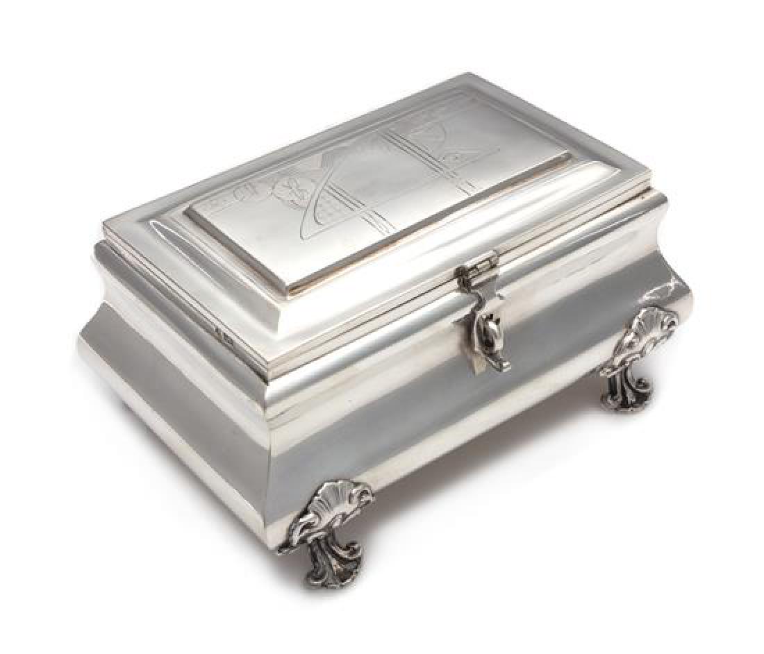 A Russian Silver Table Casket (1 of 2)