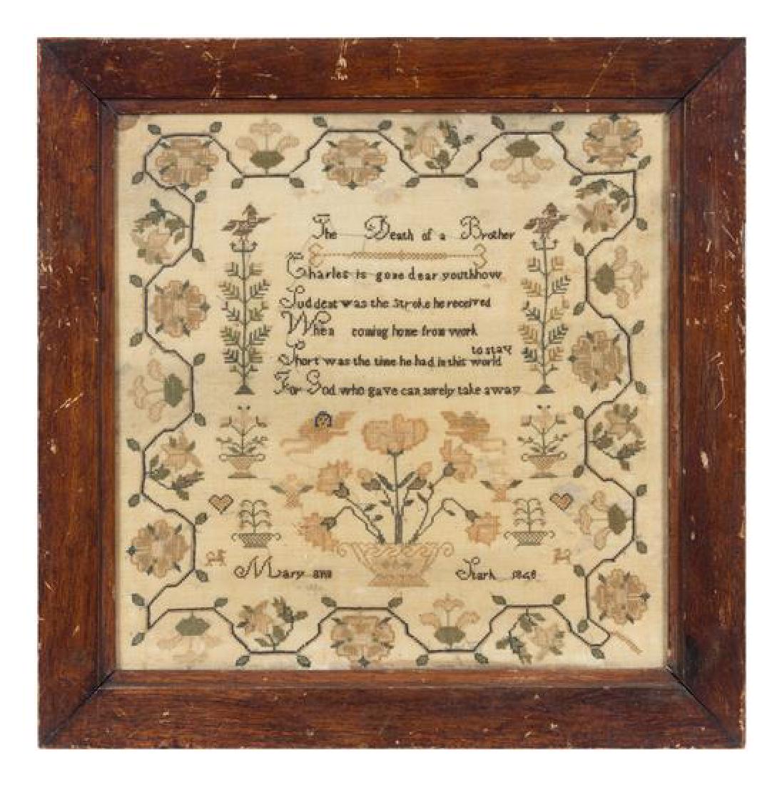 An English Needlepoint Sampler (1 of 1)