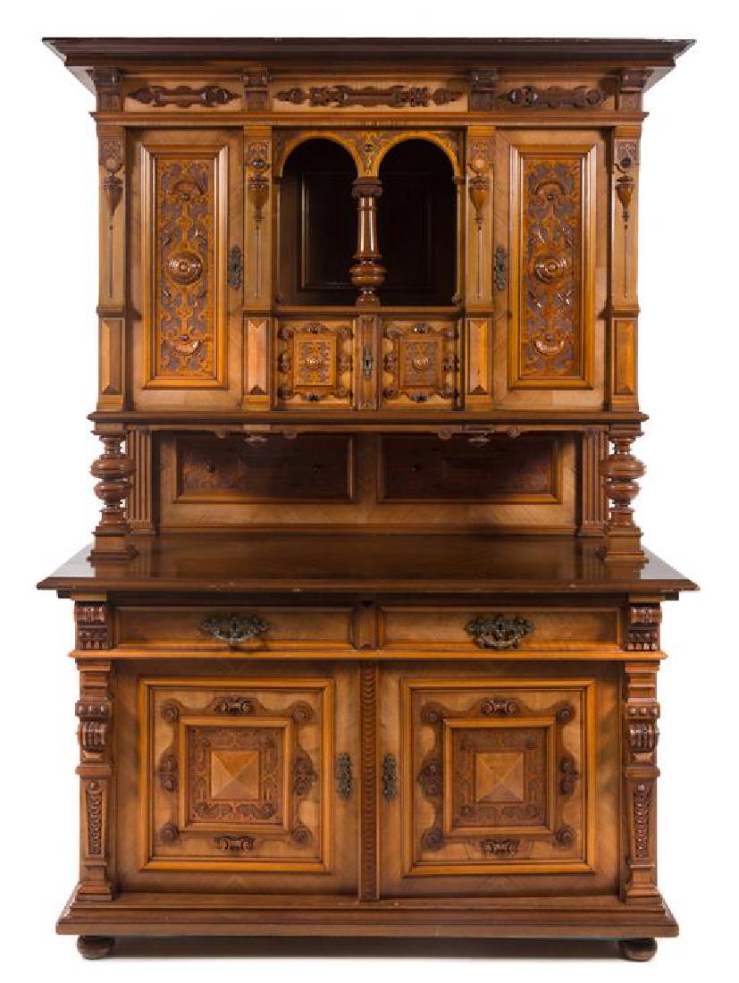 A Renaissance Revival Style Buffet a Deux Corps (1 of 1)