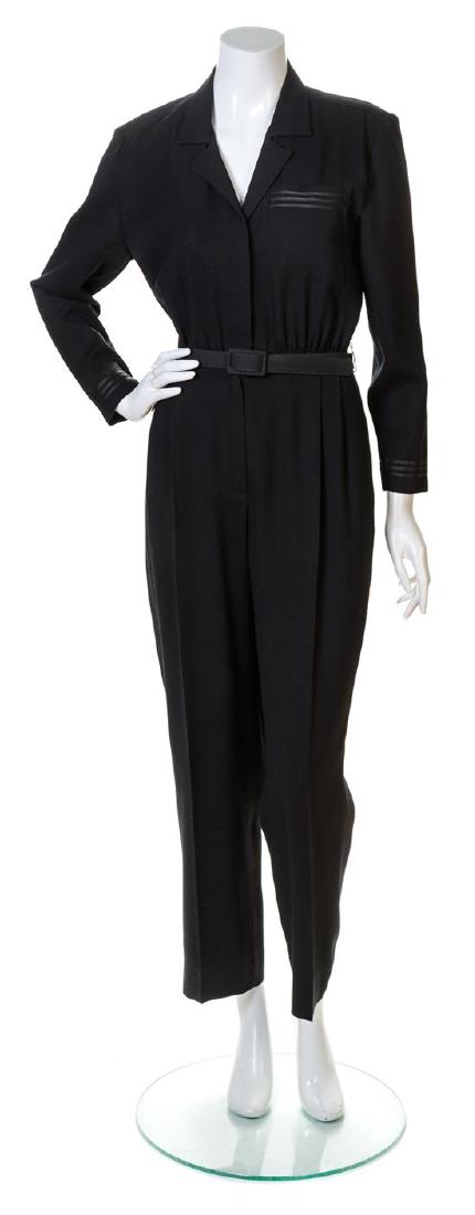 A Mary Ann Restivo Black Jumpsuit, (1 of 2)