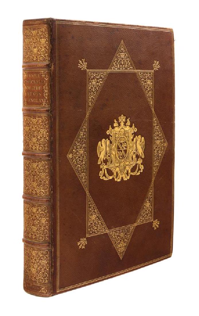 BAKER, Richard, Sir (1568-1645).: BAKER, Richard, Sir (1568-1645). A Chronicle of the Kings of England from the Time of ye Romans Government unto the Death of King James. London: for H. Sanbridge and others, 1684. Folio (340 x 215 mm)
