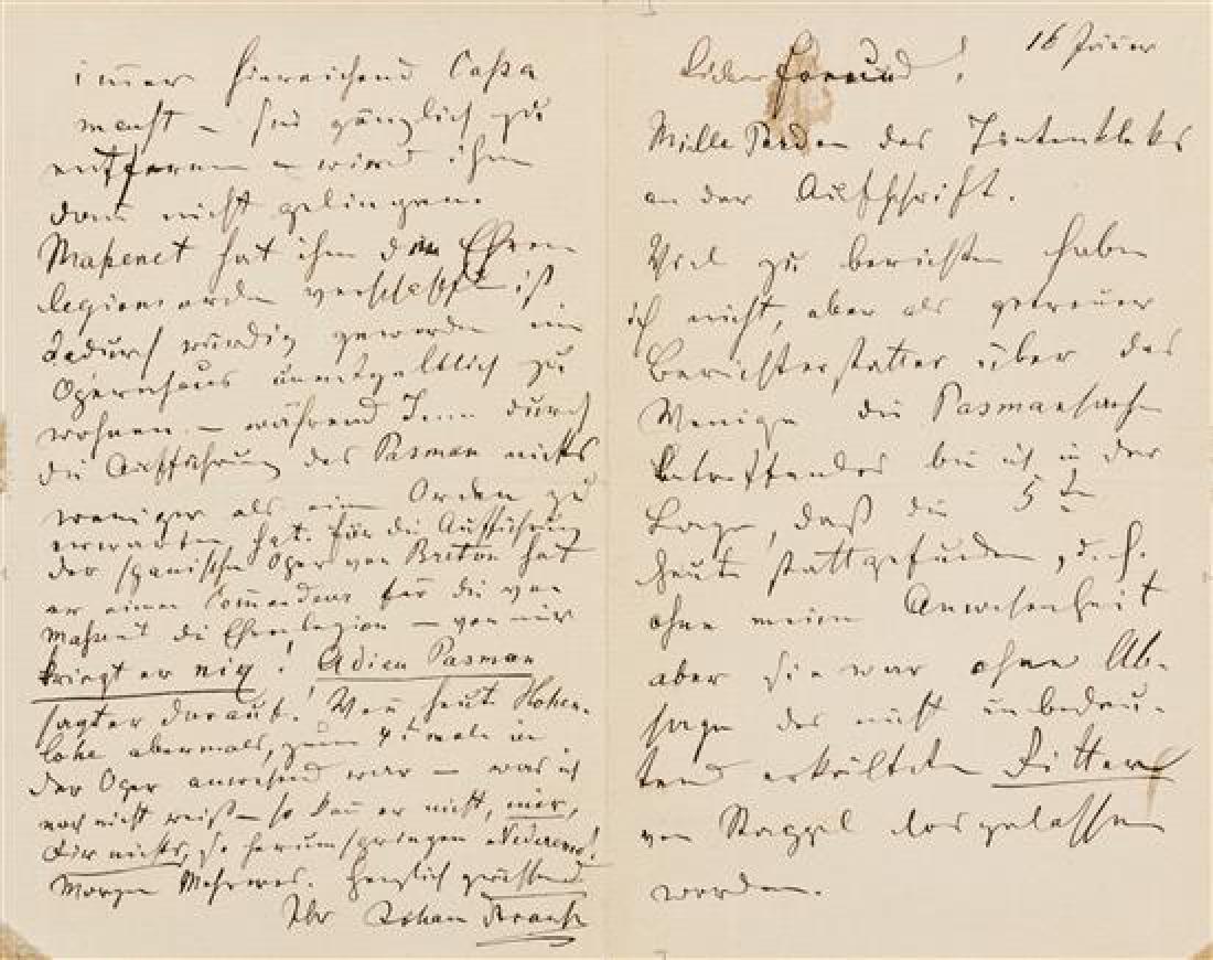 STRAUSS, Johann (1825-1899). (1 of 1)