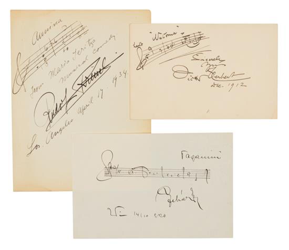 [MUSICIANS AND COMPOSERS]. (1 of 1)