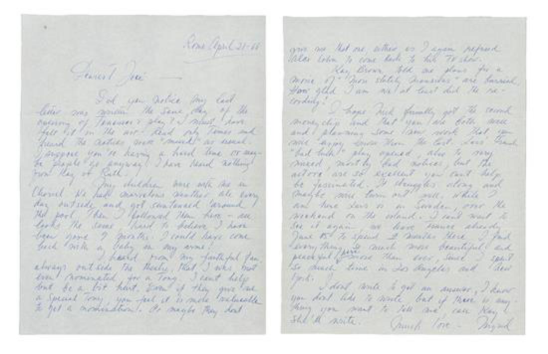 BERGMAN, Ingrid (1915-1982). (1 of 1)