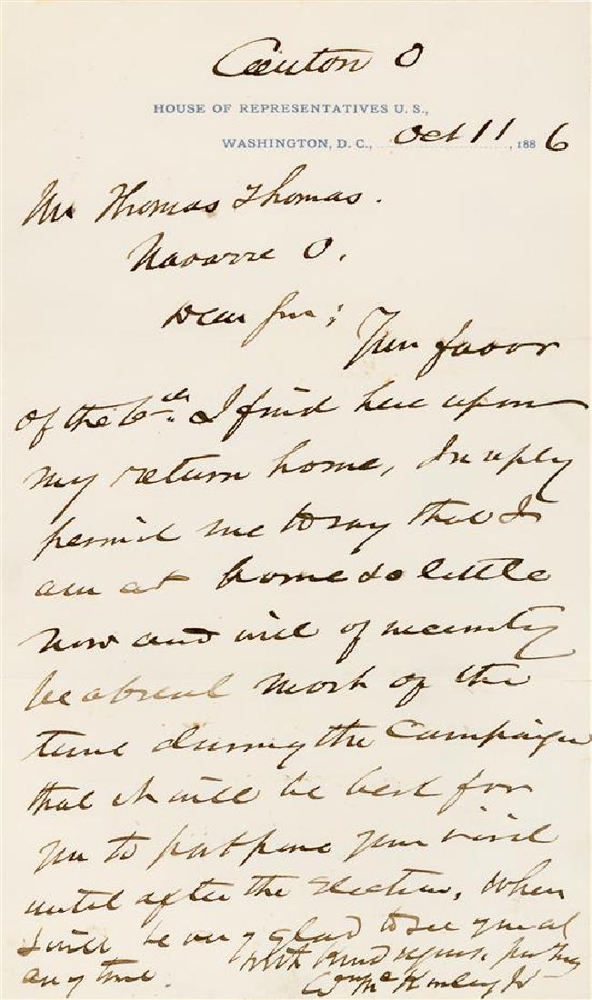 McKINLEY, William (1843-1901). (1 of 1)