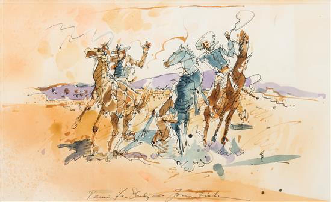 John Fincher, (American, b. 1941), Remington Study (1 of 1)