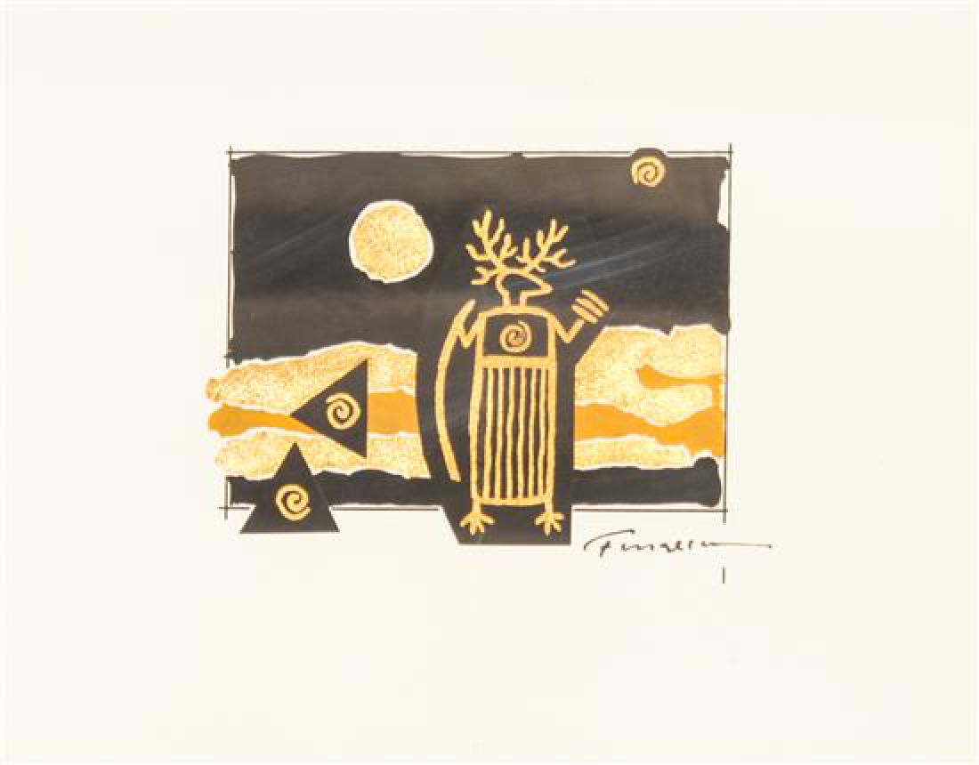 Harry Fonseca, (American, 1946-2006), three works: (1 of 1)