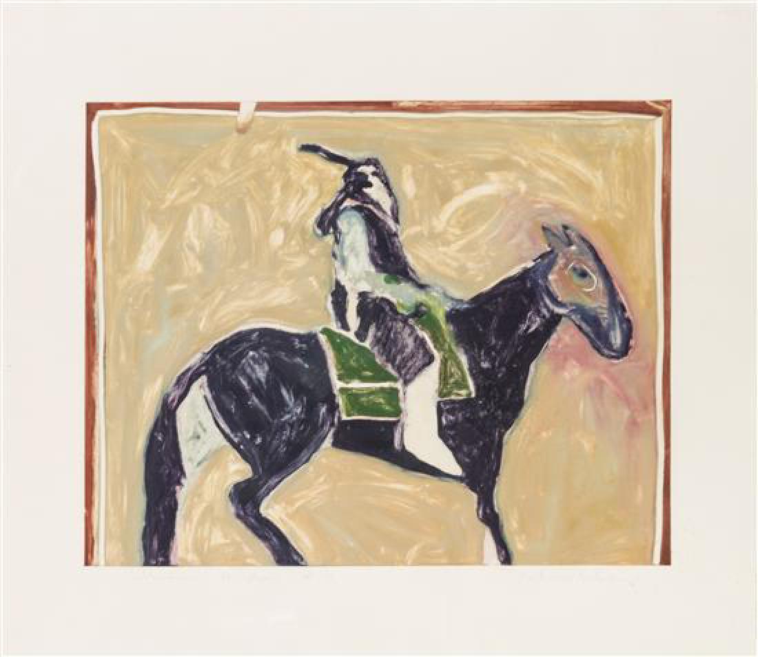 Fritz Scholder, (American, 1937-2005), Indian Rider #7 (1 of 1)