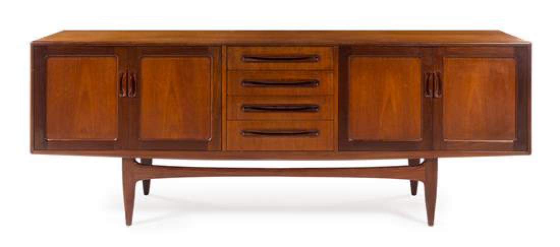 Scandinavian Design, c.1960, sideboard, with 4 doors (1 of 1)