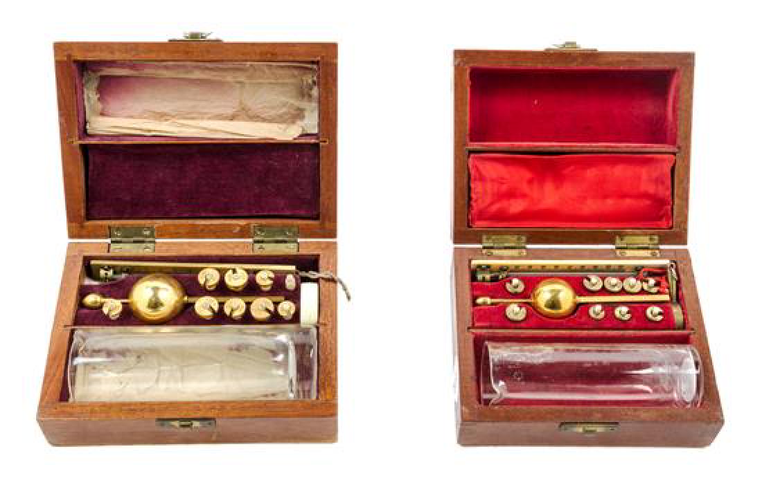 * Two English Brass Sikes Hydrometers Length of each (1 of 1)