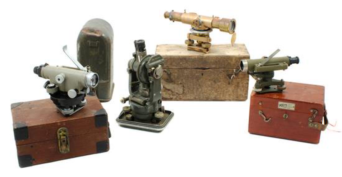 * A Group of Four Cased Theodolites Length of longest (1 of 1)