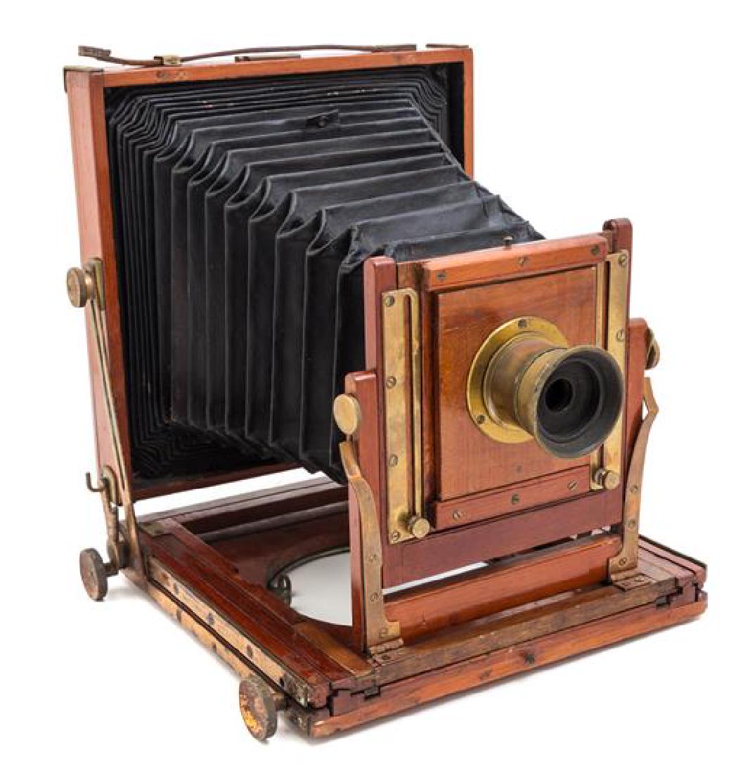 * A Wood Cased Field Camera Height of case 9 1/2 x (1 of 1)