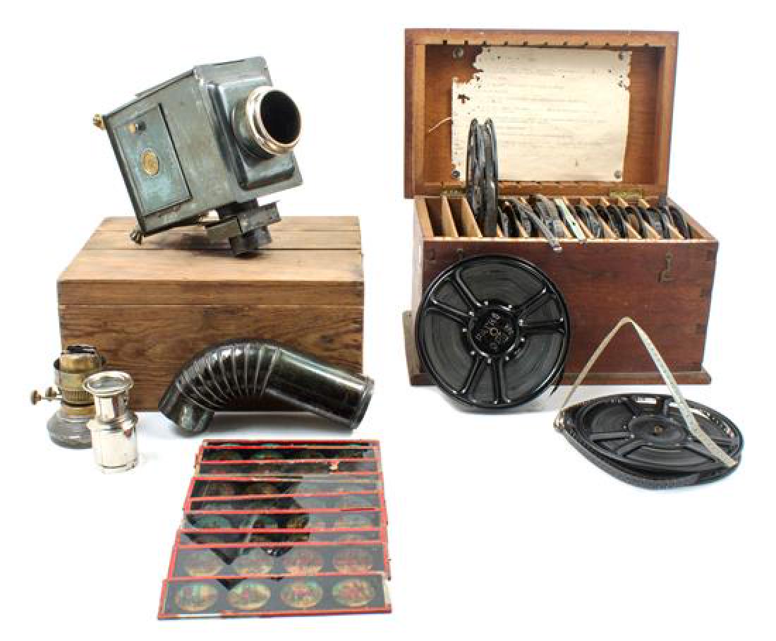 * A Brass and Cast Metal Magic Lantern Height of magic (1 of 1)