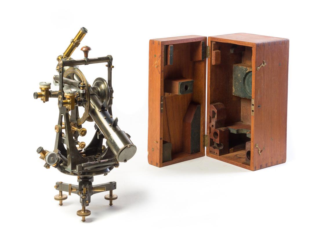 An English Oxidized Brass Transit Theodolite (1 of 1)