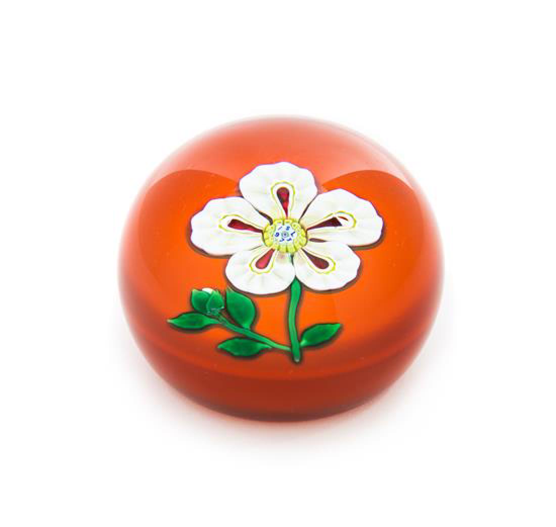 * Saint-Louis, France, a flower paperweight, 1973 (1 of 1)