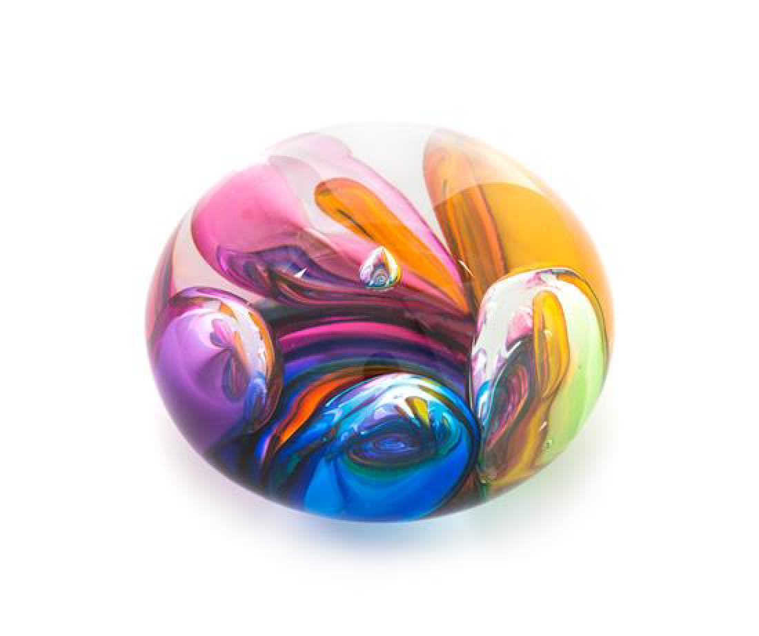 * Leon Applebaum, (American), a glass paperweight (1 of 1)