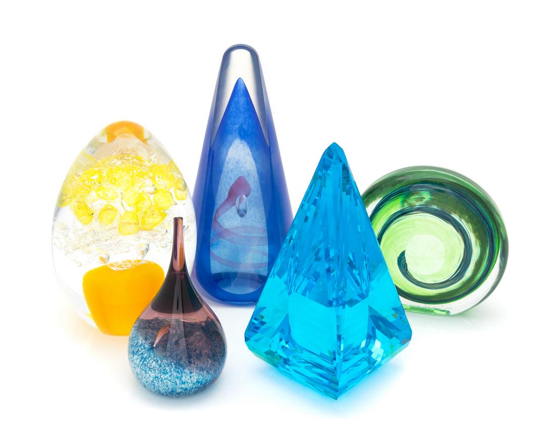 * A Group of Five Glass Articles Height of tallest 6 (1 of 1)