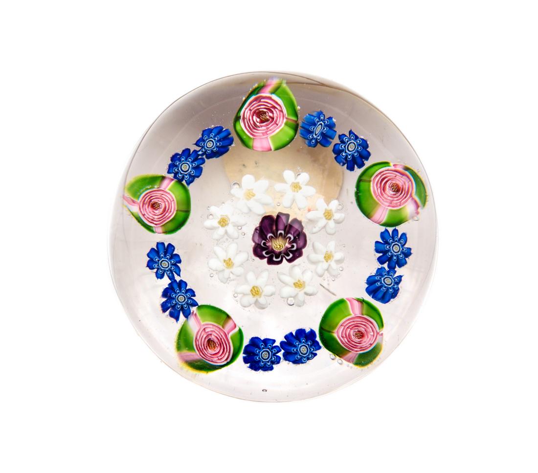 Clichy, France, 19TH CENTURY, a five cabbage roses (1 of 1)