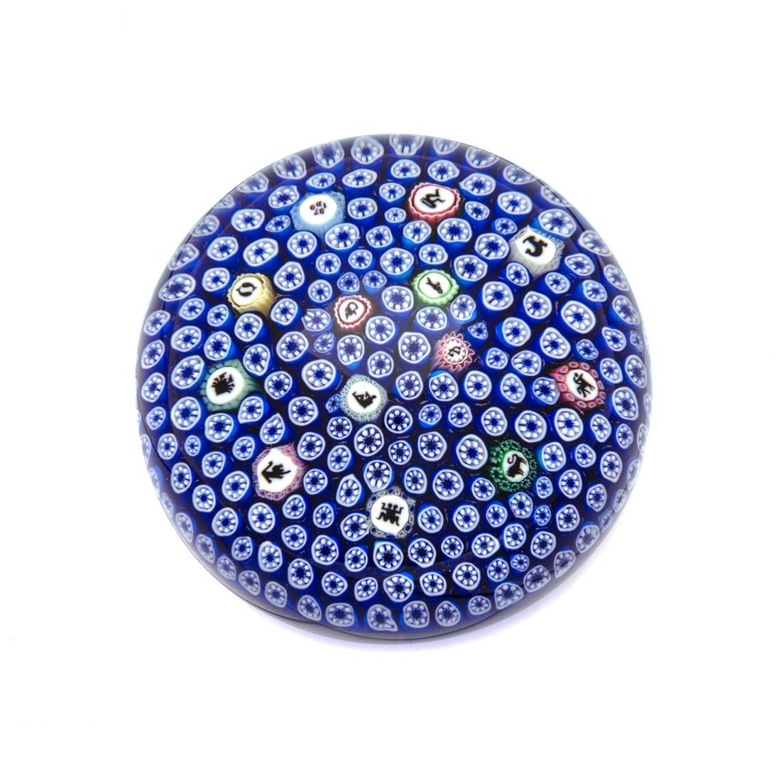 Baccarat, , carpet ground with many figural cranes (1 of 1)