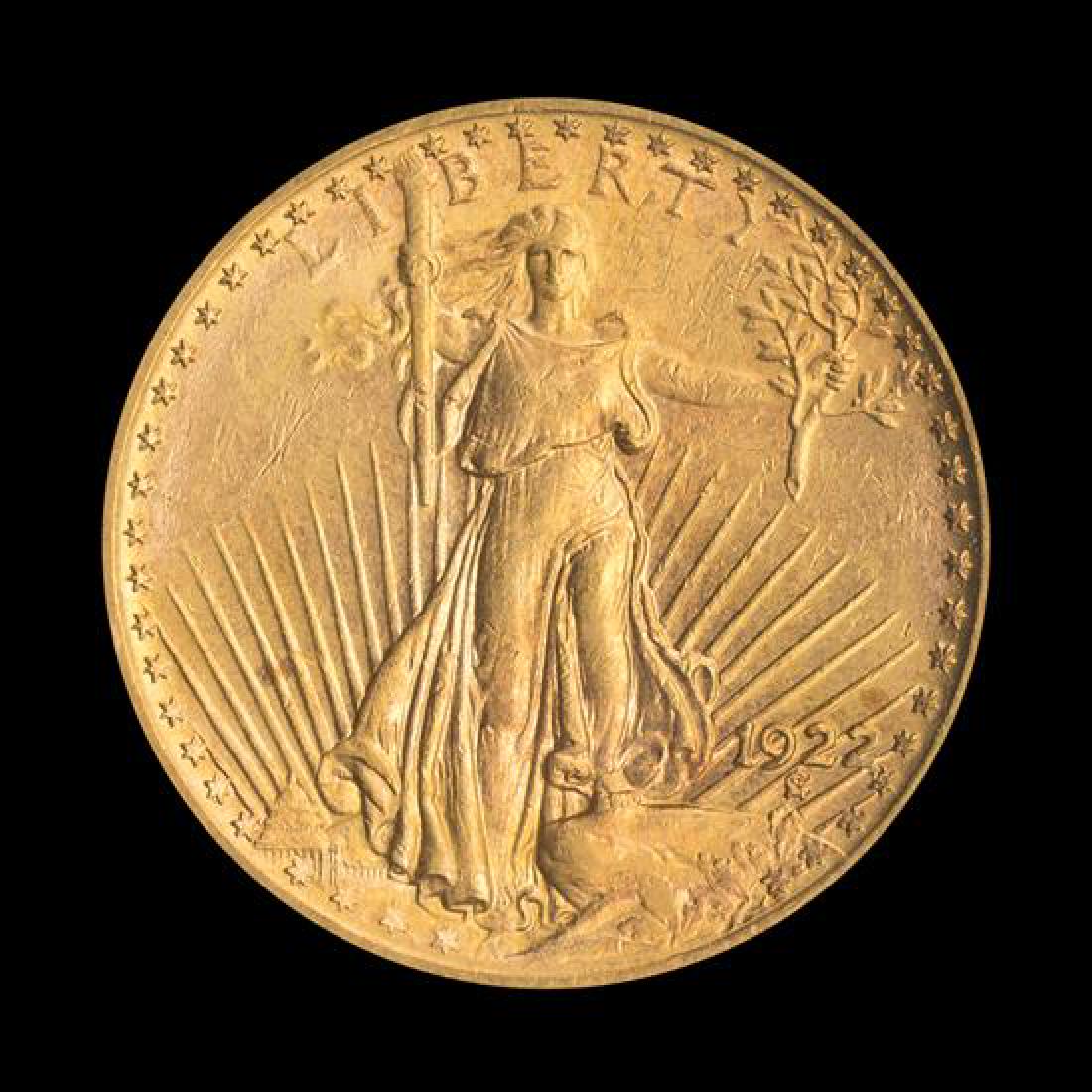 A United States 1922 Saint-Gaudens $20 Gold Coin (1 of 3)
