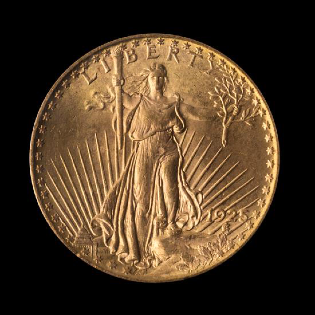 A United States 1925 Saint-Gaudens $20 Gold Coin (1 of 3)
