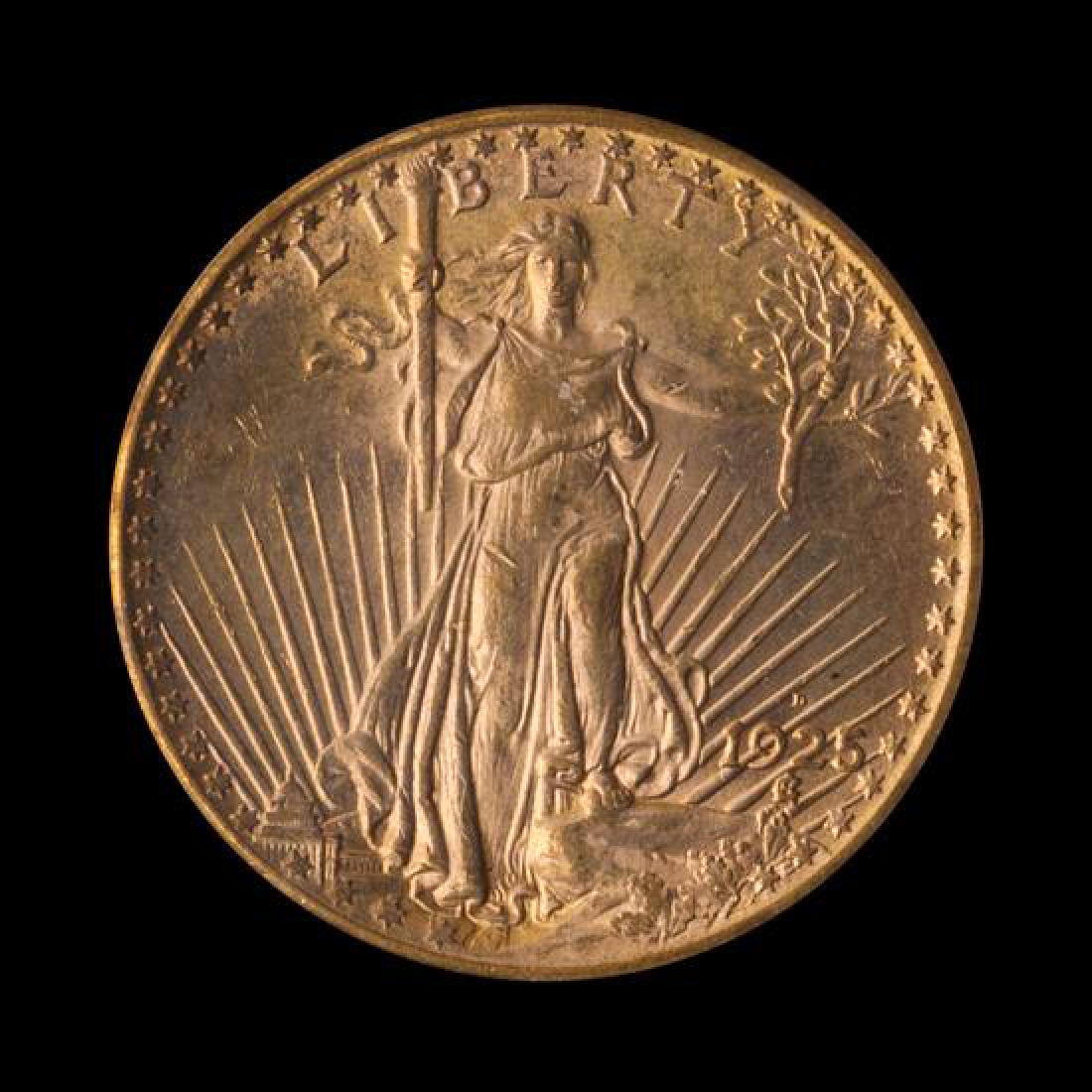 A United States 1925-D Saint-Gaudens $20 Gold Coin (1 of 3)