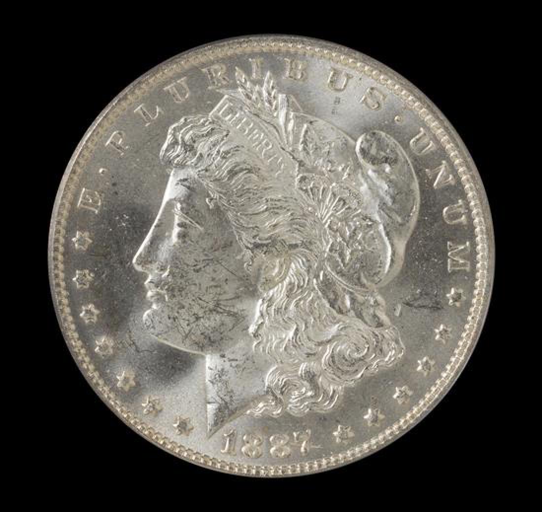 A United States 1887-O Morgan Silver Dollar Coin (1 of 3)