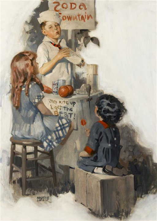 Andrew Loomis, (American, 1892-1959), Unknown (Soda