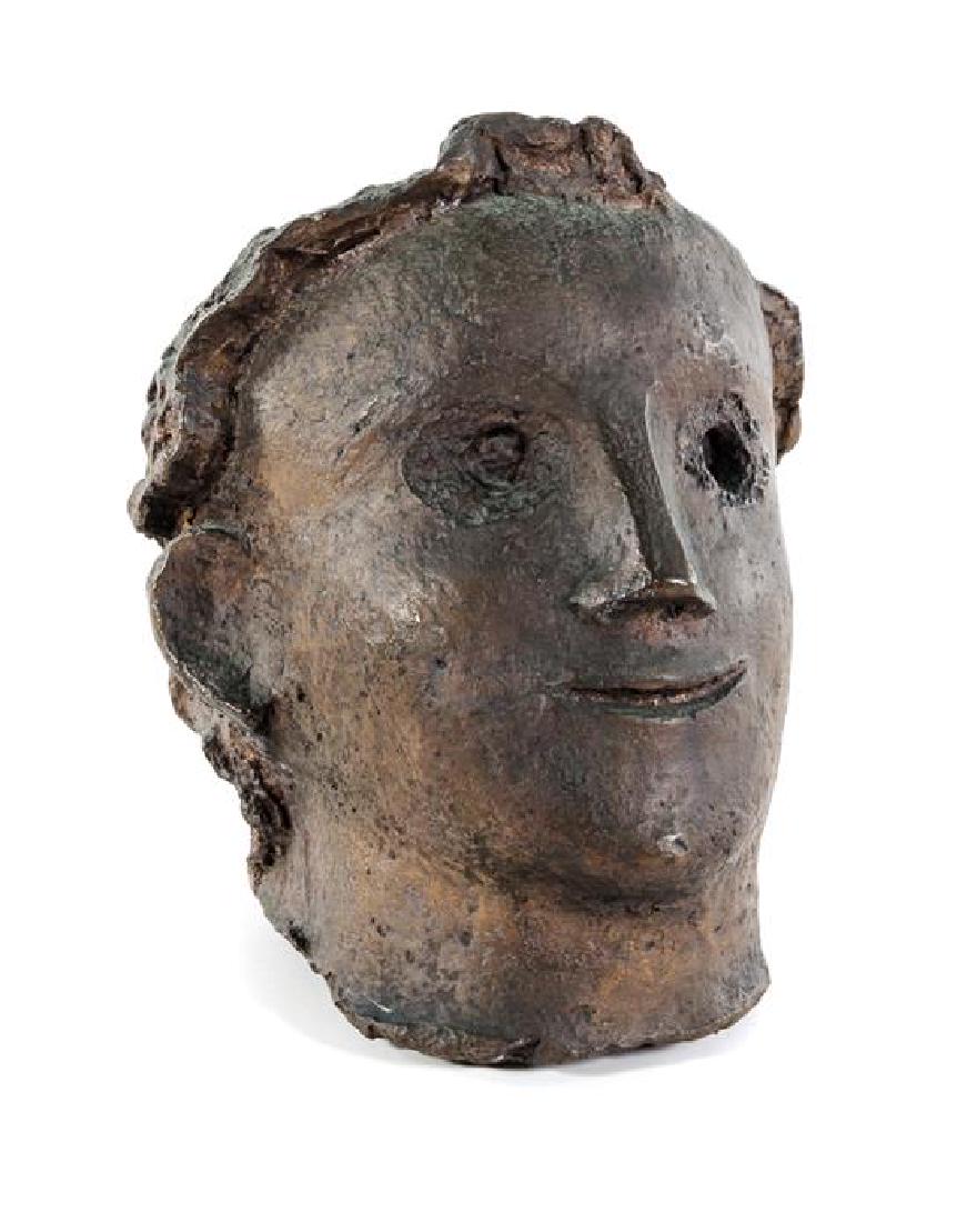 * André Derain , (French, 1880-1954), Le grand visage: * André Derain (French, 1880-1954) Le grand visage bronze edition 11/11 Height: 10 inches. Estimate $10,000-15,000 Property from The Estate of Elvire and Lucien Levy, Sarasota, Florida Prove