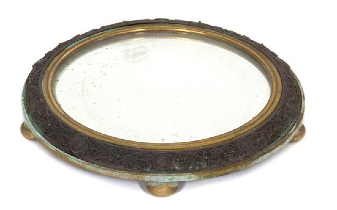 A Continental Bronze Plateau with Mirrored Top Diameter (1 of 1)
