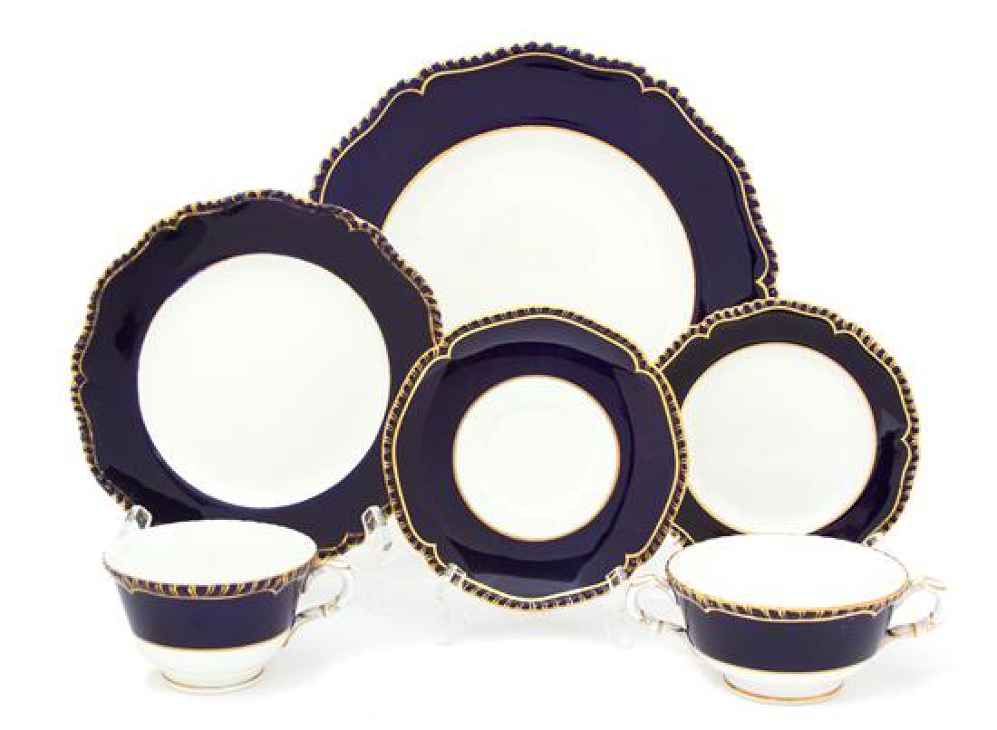 A Royal Worcester Porcelain Partial Dinner Service (1 of 1)
