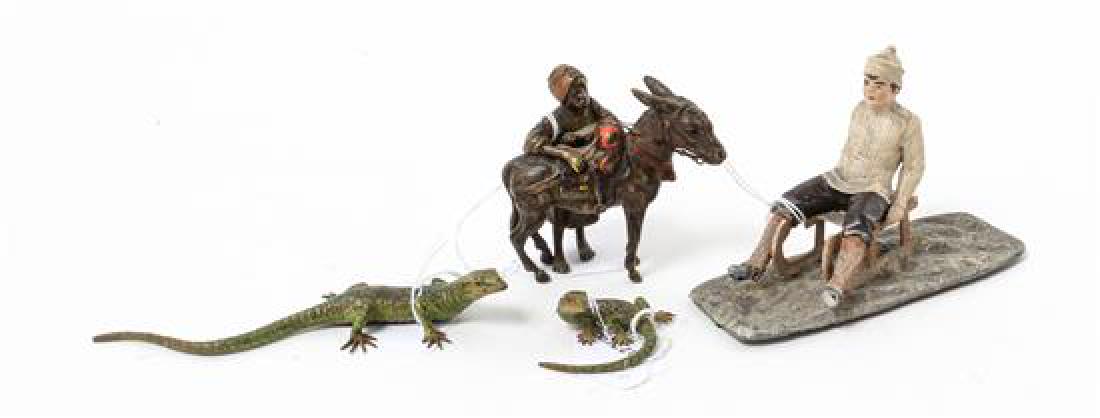 A Group of Four Cold Painted Figures (1 of 1)