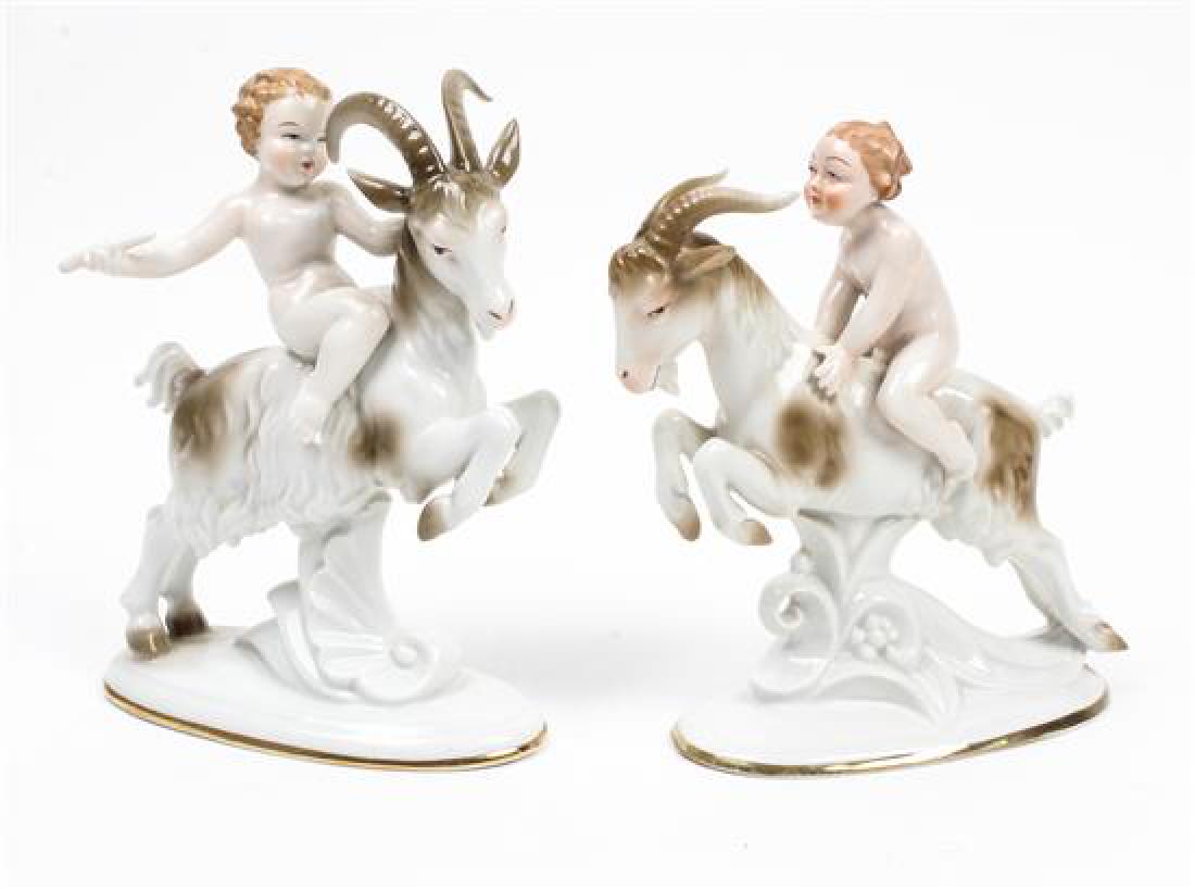 Two German Porcelain Figures (1 of 1)