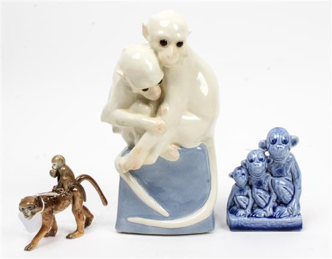 Three Continental Porcelain Figures (1 of 1)