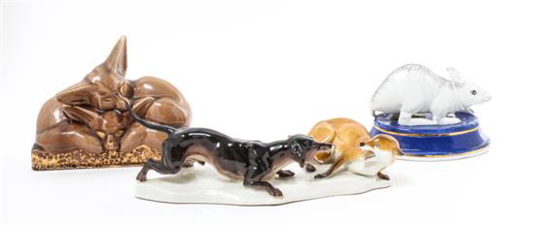 Three Continental Porcelain Figures (1 of 1)