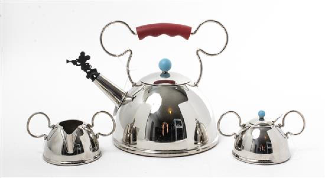 A Stainless Steel Partial Tea Service (1 of 1)