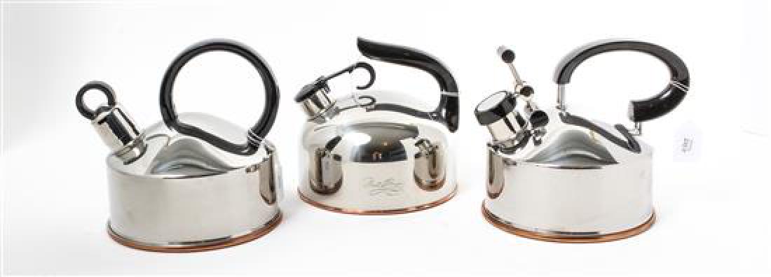 Three Stainless Steel Kettles (1 of 1)
