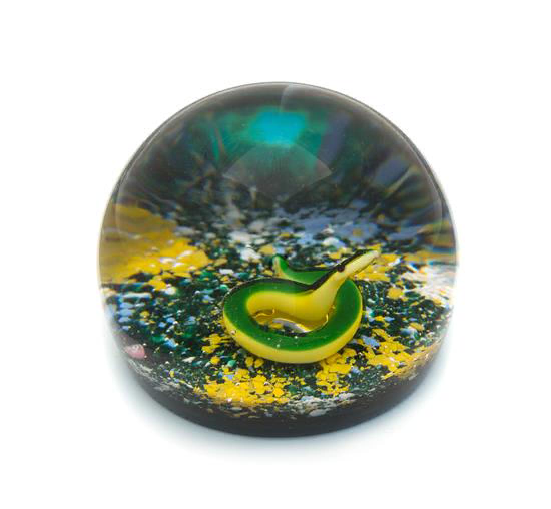 A Baccarat "Snake" Paperweight (1 of 1)
