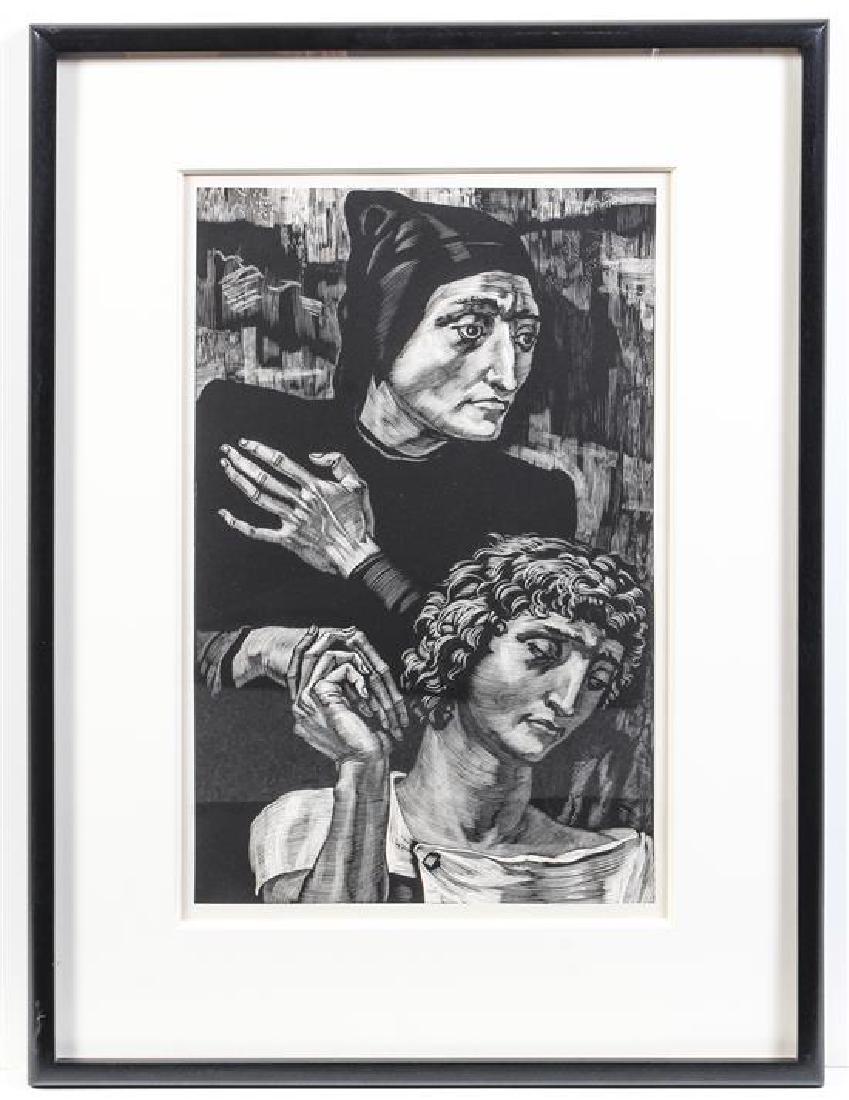 Albert Decaris: Albert Decaris (French, 1901-1988) Untitled engraving 19 3/8 x 12 1/2 inches. Estimate $50-70 Property from Fairlawn, Lake Forest, Illinois