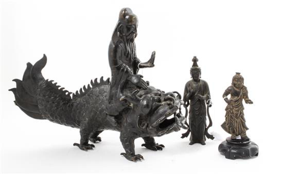 A Group of Three Japanese Figures (1 of 1)