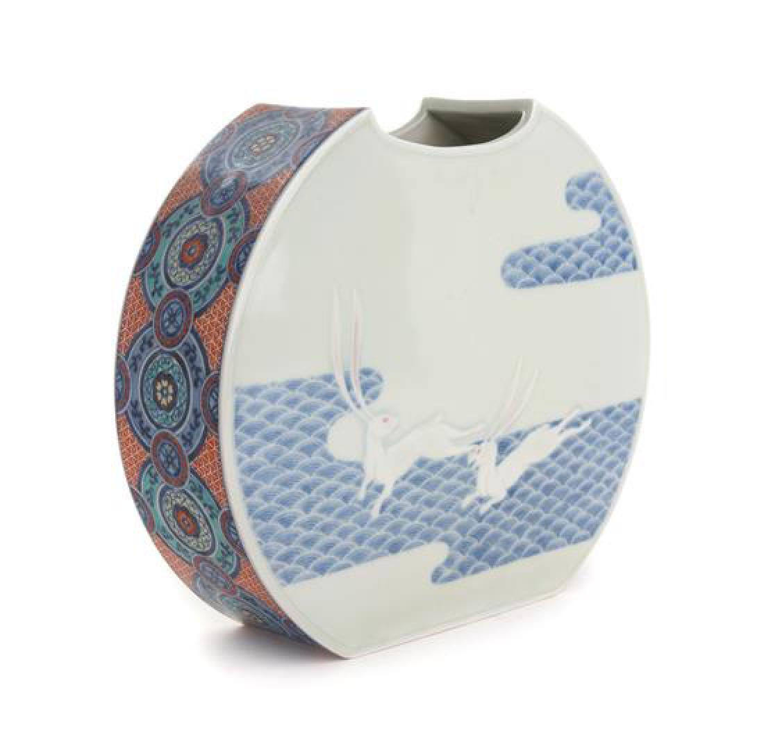 A Japanese Polychrome and Underglaze Blue Porcelain (1 of 1)