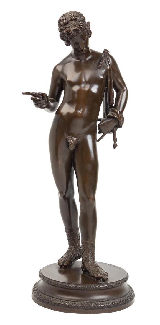 An Italian Bronze Figure Height 25 inches. (1 of 2)