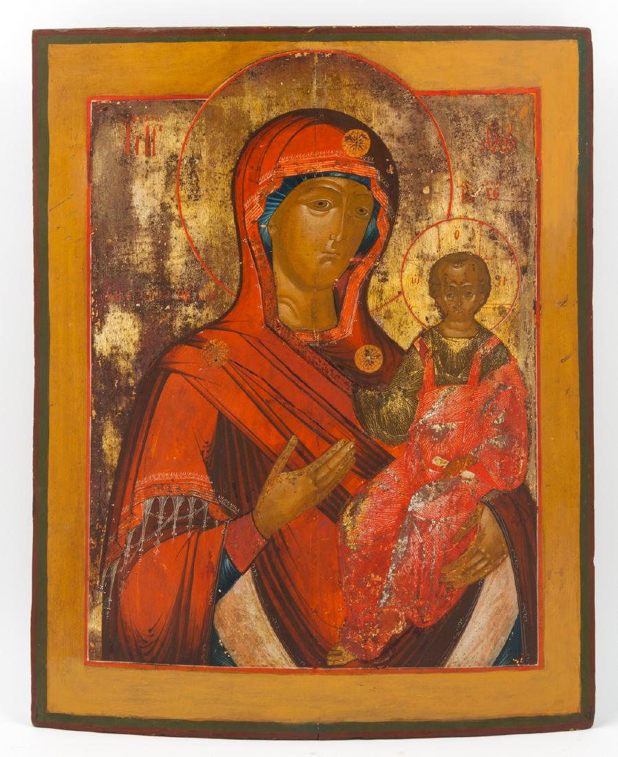 A Collection of Five Eastern European Icons Height of (1 of 1)