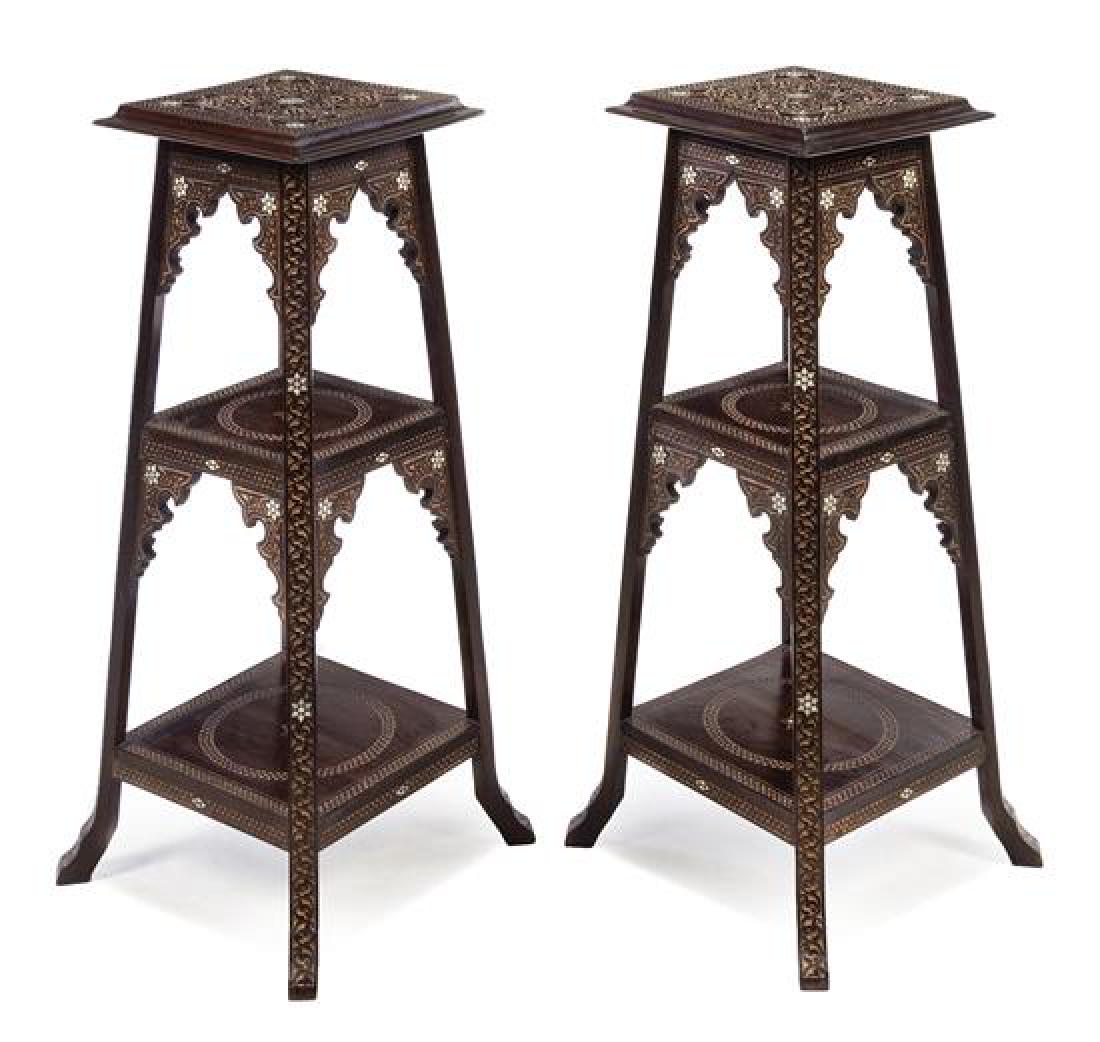 A Pair of Middle Eastern Ebonized and Mother-of-Pearl (1 of 1)