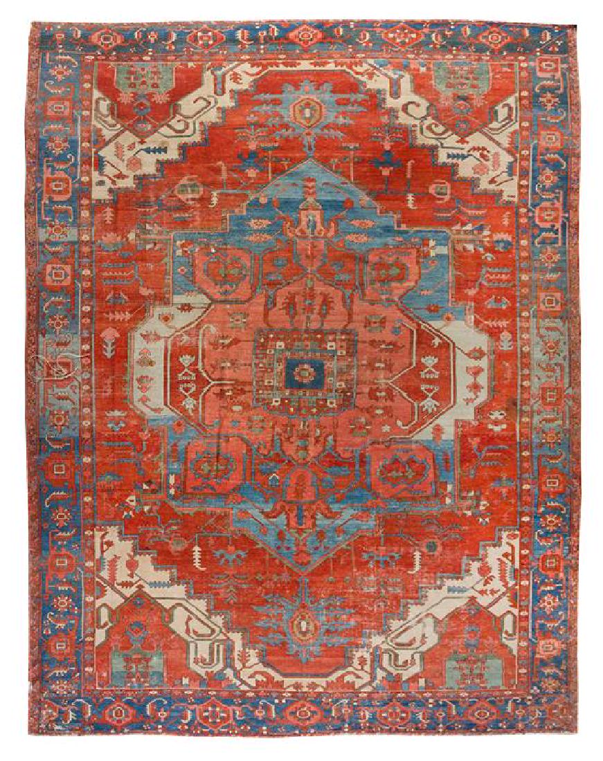 A Serapi Wool Rug 14 feet 11 inches x 10 feet 4 inches. (1 of 1)