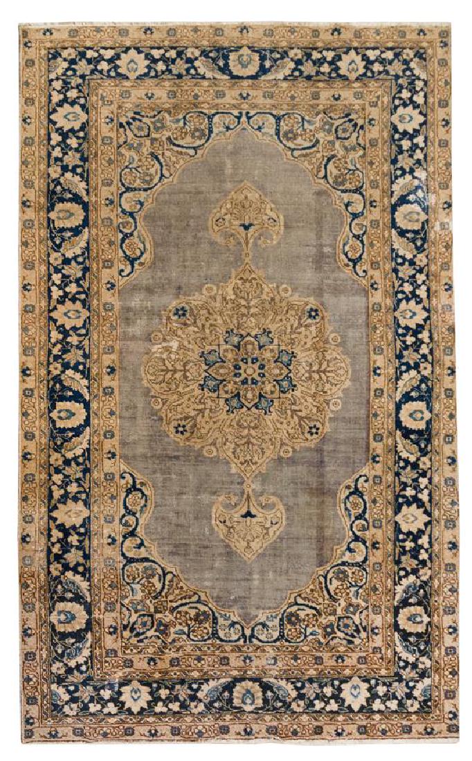 A Tabriz Wool Rug 8 feet 7 inches x 5 feet 4 inches. (1 of 1)