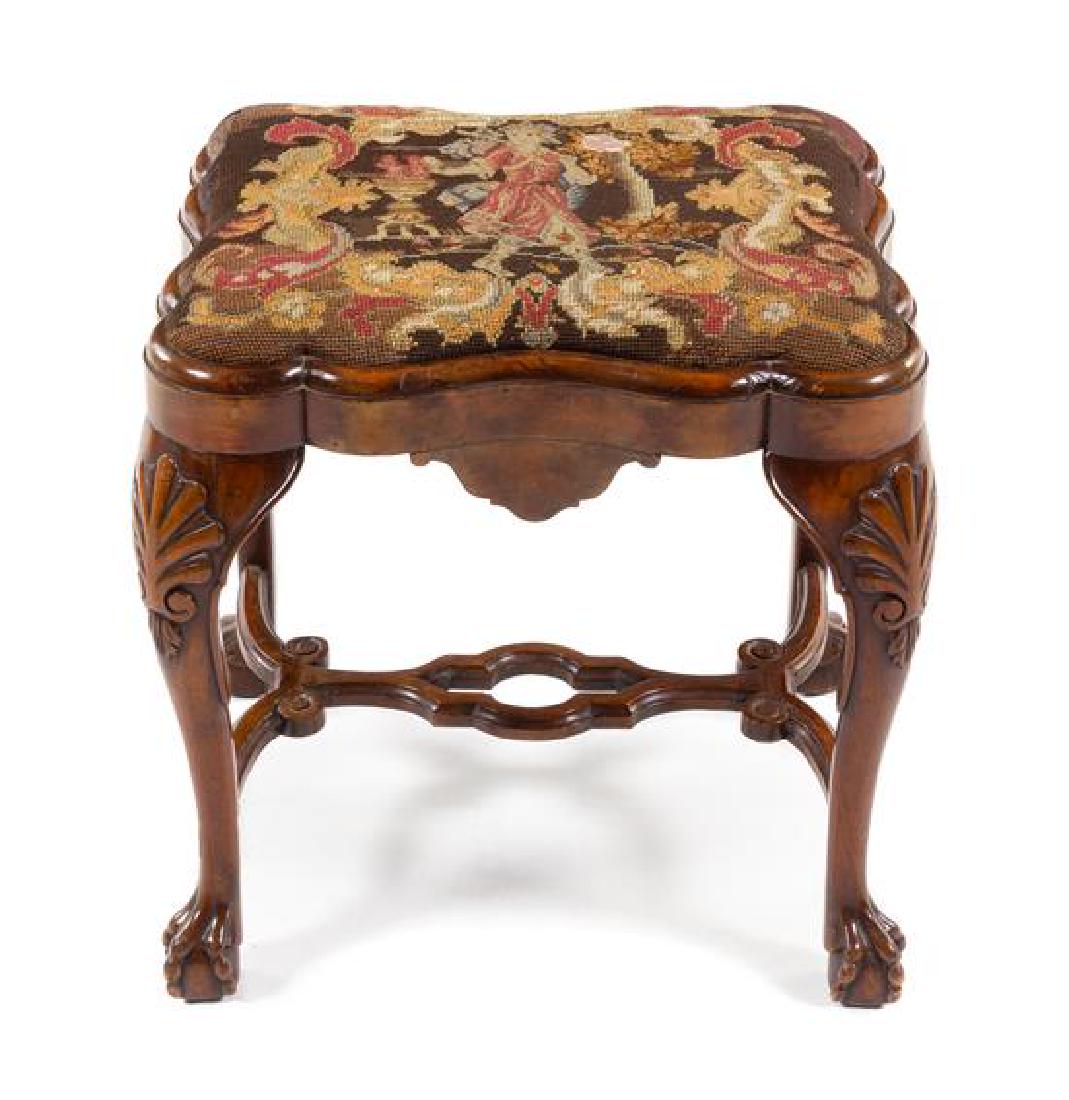 A George III Mahogany Stool Height 21 1/2 inches. (1 of 1)