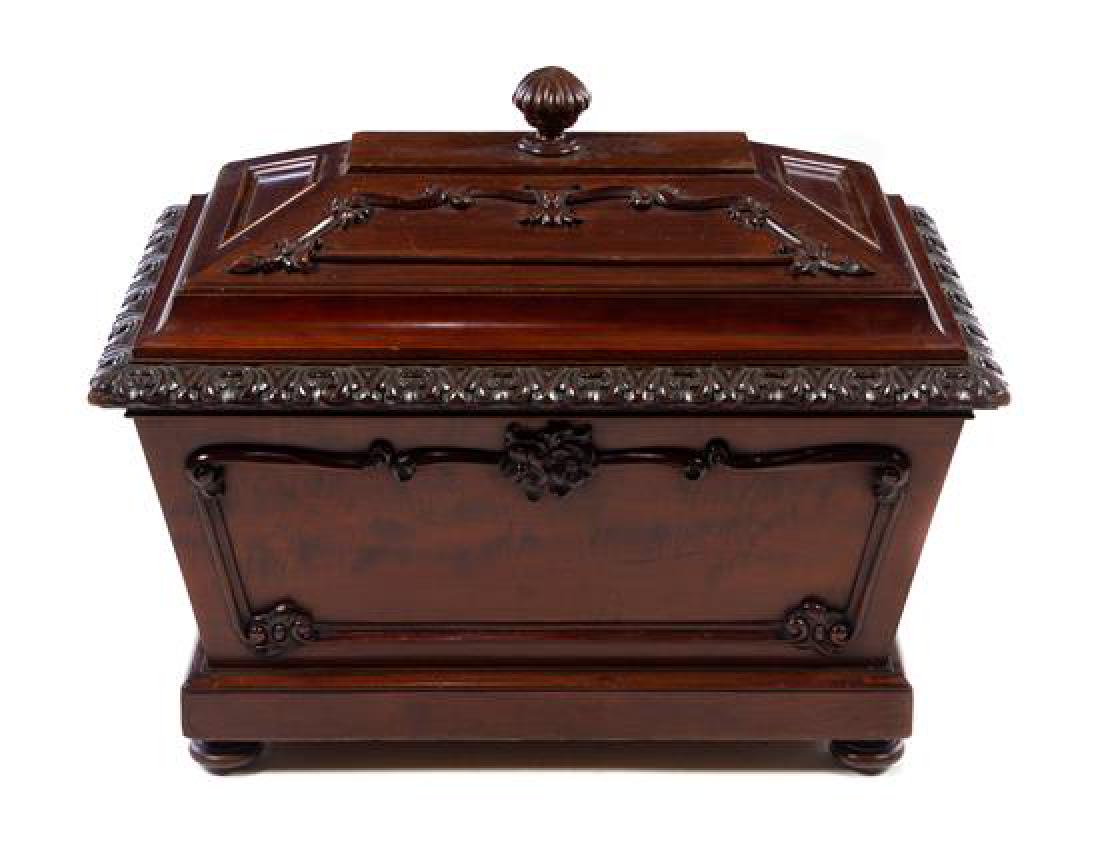 A Regency Mahogany Cellarette Height 29 x width 35 1/4 (1 of 1)