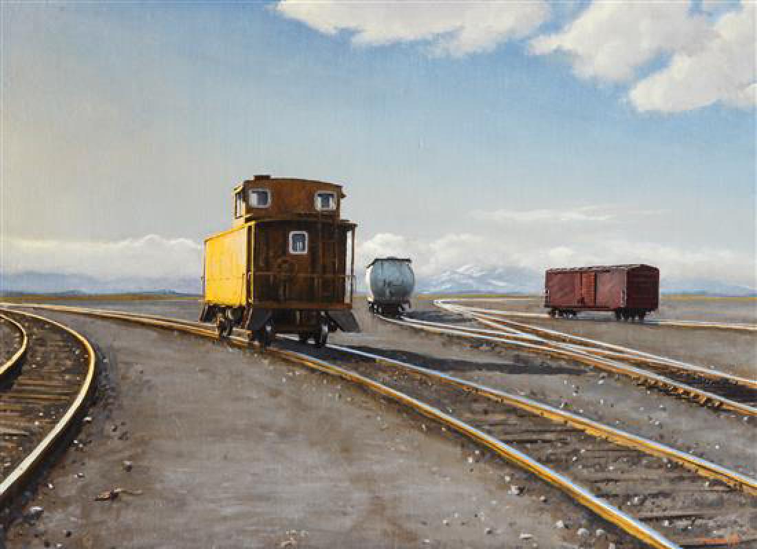 Daniel Morper 12 x 18 inches: Daniel Morper (american, 1944-2016) Expectations, oil on board, signed Morper (lower right) 12 x 18 inches Estimate $300-500 Property from the Howard and Catherine Feldman Folk and Southwestern Art Co